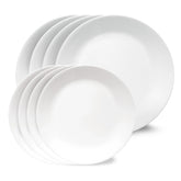 Corelle® Shimmering White Salad and Dinner Plates Set, 8-pack