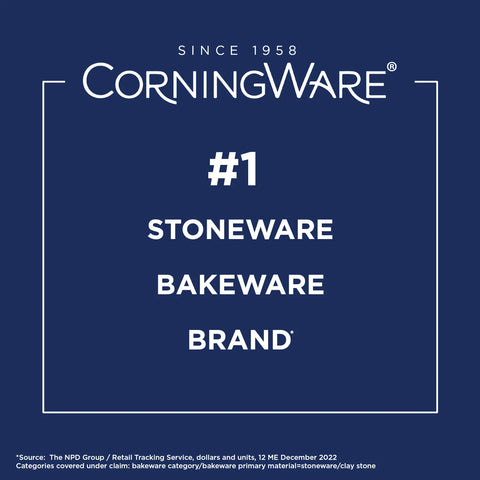 CorningWare® French White® 1.5-quart Round Casserole Dish with Lid