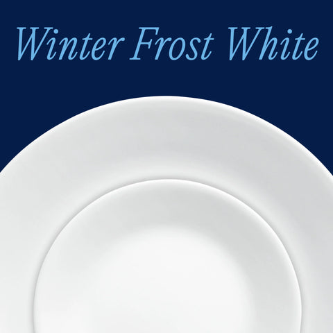 Corelle® Winter Frost White Dinnerware Set – Service for 6 + Soup Bowls