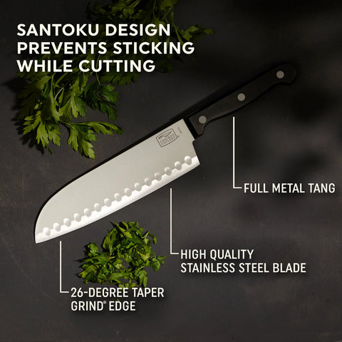 Chicago Cutlery® Essentials™ 2-piece Santoku / Partoku Knife Set