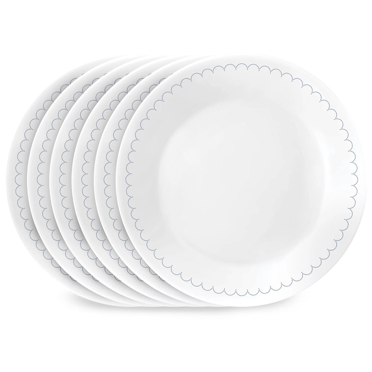 Corelle® Caspian Lace 6.75" Appetizer Plate, 6-pack