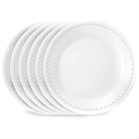 Corelle® Caspian Lace 6.75" Appetizer Plate, 6-pack