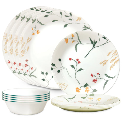 Corelle® Wildflower Scatter 12-piece Dinnerware Set, Service for 4
